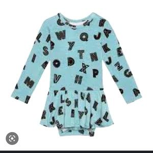 Posh peanut twirl skirt body suit 18-24 months